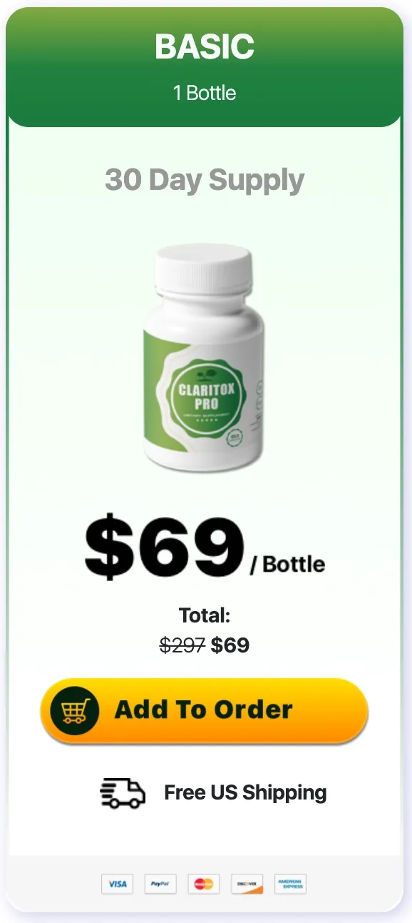 Claritox Pro price 2 bottle